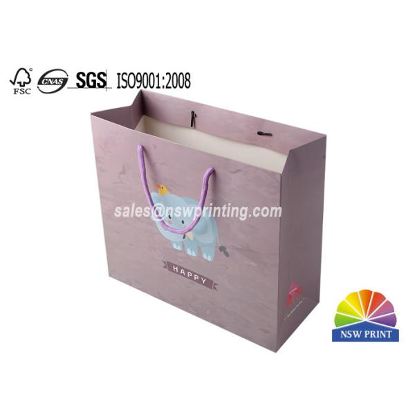 Reinforced Fold - Over Top And Cardboard Bottom Insert Party Shopping Gift Paper