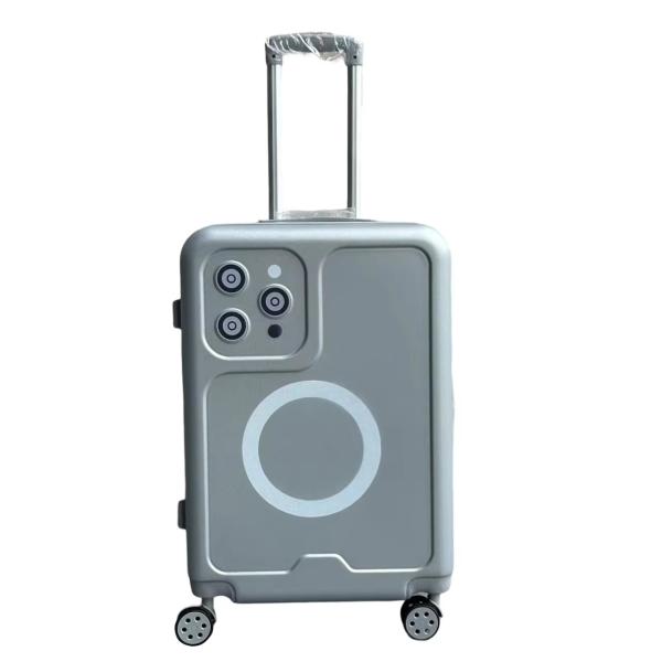 Customized Luxury Cabin Type PC Carry-On Case Durable Aluminum Suitcase for Outdoor Adventures