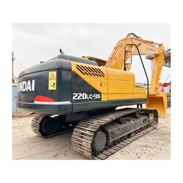 Buy Good Condition 22 Ton Digger Machine Used Hyundai R220LC-9 Original Hydraulic Cylinder at wholesale prices