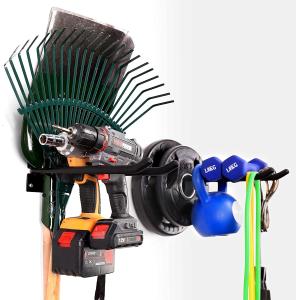 Garage Carbon Steel Wall Mounted Tool Organizer Utility Hooks Heavy Duty Logo