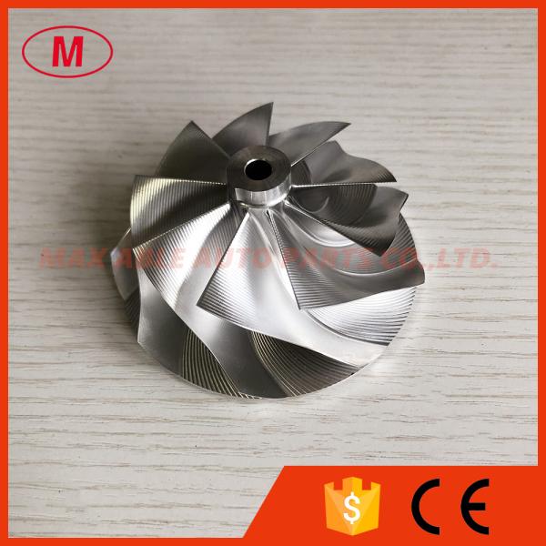G35-1050 68.07/84.45mm 9+0 Blades point milling turbo aluminum 2618/Milling/billet compressor wheel for 880695-5002S