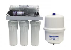 Quality 50GPD RO-50 5 Stage Reverse Osmosis Water Filter With 3.2G Steel Pressure Tank for sale
