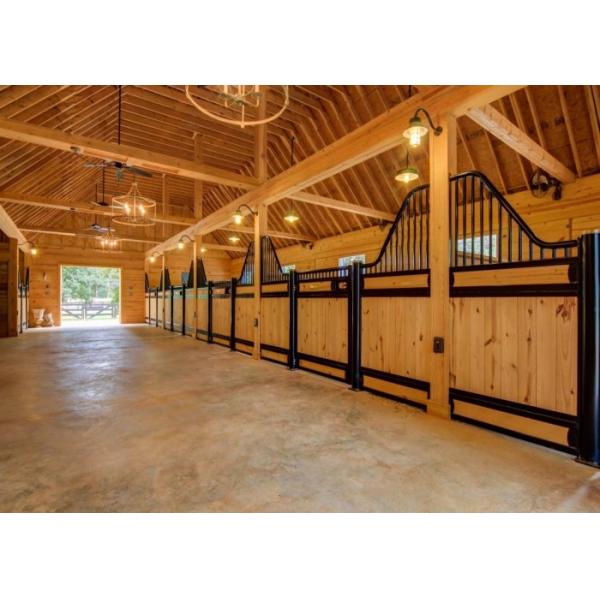 Indoor Easy Installation Horse Stable Stall Panels Doors Anti - Corrosion
