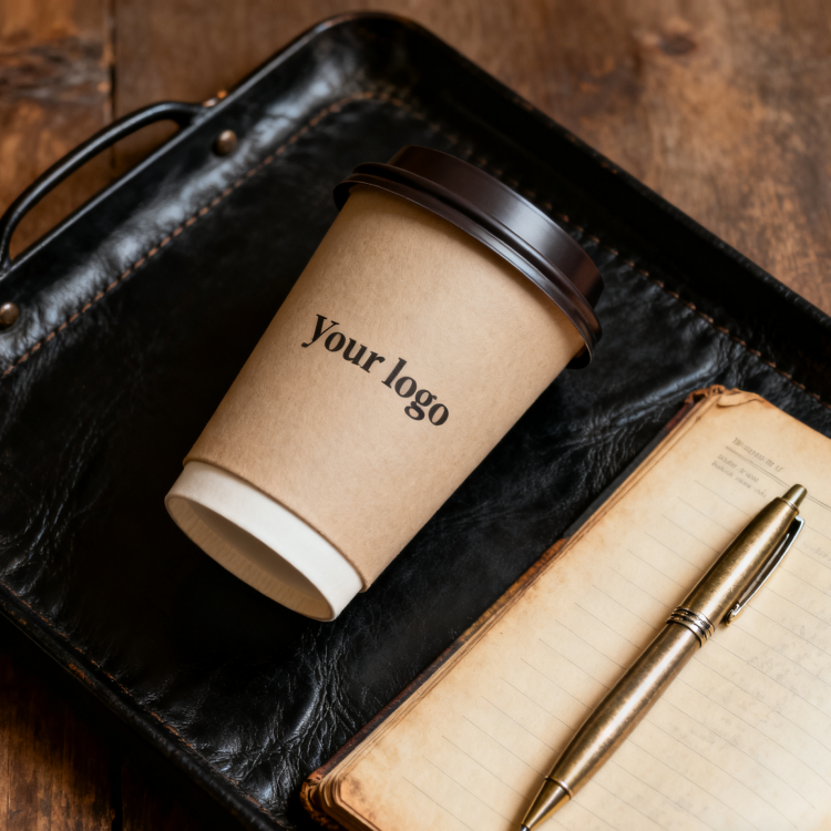 Biodegradable paper cup wholesale custom 8oz 16oz single and double wall hot drink coffee paper cup