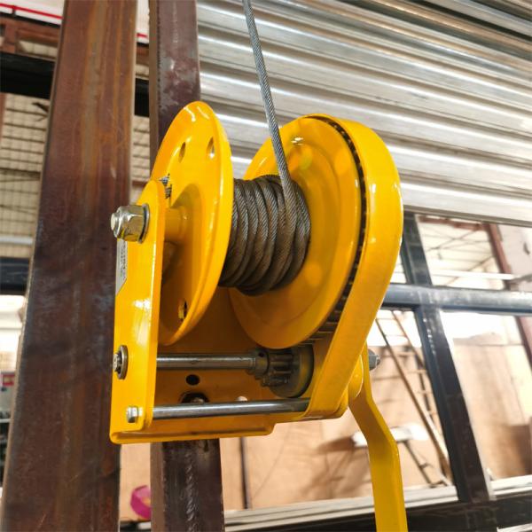 Industrial / Commercial Manual Rolling Shutters Doors Wire Rope Operation