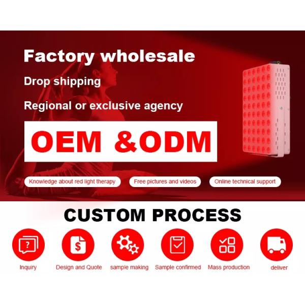 Portable Infrared Red LED Light Therapy Device 660nm 850nm 300W With Stand