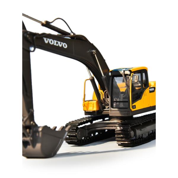 VOLVO Volvo EC220DL Alloy Excavator Model Original Engineering Vehicle Simulation Excavator Ornaments