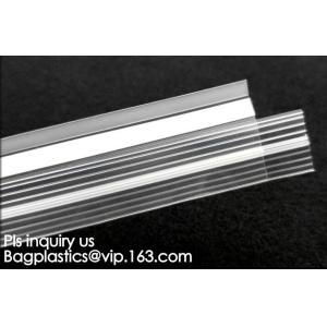 Easy tear transparent plastic PE food pouch zipper, plastic slider pet food bag