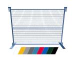 6'*9.5' PVC Coated Portable Fence Panels , Temporary Construction Fence Security