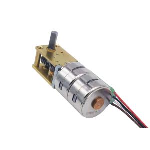High Torque Multi Gear Ratio Double Stack Stepper Motor 15mm With Worm Gearbox