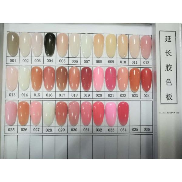 OEM Nail Supplies Clear Pink Colors 30ml Nails Art Extension Gel Varnish Private Label Soak Off Quick Acrylic Poly Gel Polish