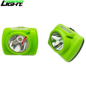 Quality Waterproof Underground Cordless Cap Lamp , CE 15000lux LED Miner Cap Lamp for sale
