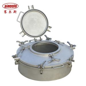304 Stainless Steel Quick Opening Manhole Covers for Chemical Vehicles