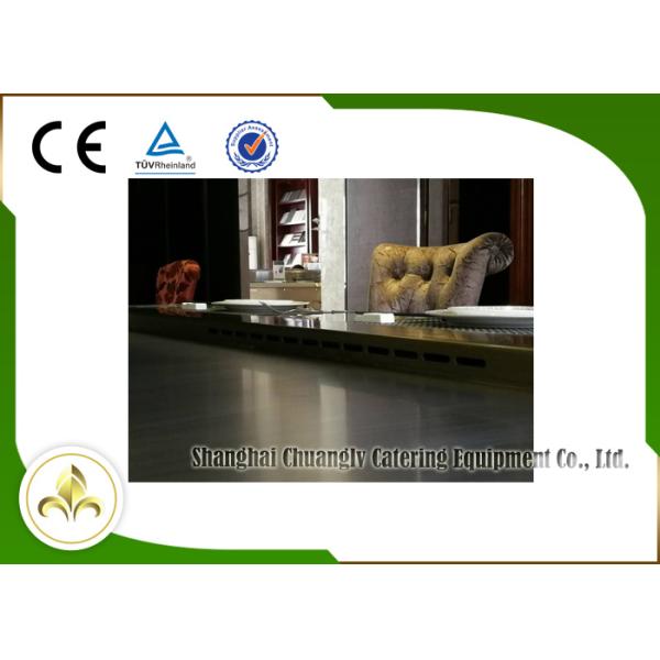 9 Seats Electric Heating Front Air Supply Teppanyaki Table Grill , Indoor Teppanyaki Grill