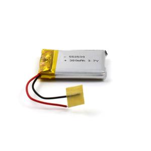 3.7V Lithium Polymer Battery 380mAh Cell For Emergency Lightings