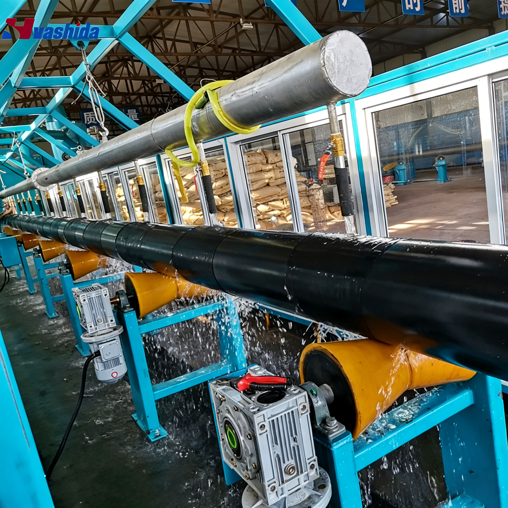 Automated O-Type Co-Extrusion 3LPE Coating Production Line with Sa2.5 Surface Treatment for 76mm-305mm Steel Pipe Anti-corrosion Coating Machinery