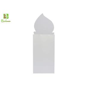 Foldable Cartoon Cardboard POS Display Rack With three Pocket Graphic Painting