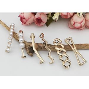 42*10MM Decorative Shoe Zinc Alloy Buckles , Fashion Shoe Buckles For Lady