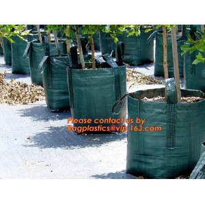 260L PP fabric leaf waste bags/garden bag waste/garden refuse sack,self standing
