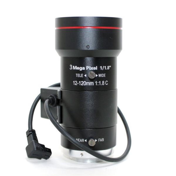 Machine vision telephoto 12-120mm industrial lens 1/1.8 inch HD Auto iris FA zoom low distortion C-port CCTV lens Machine vision telephoto 12-120mm industrial lens 1/1.8 inch HD Auto iris FA zoom low distortion C-port CCTV lens