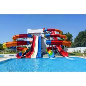 Durable 6-8mm Thickness Fiberglass Water Park Slide with Over 10 Years Service