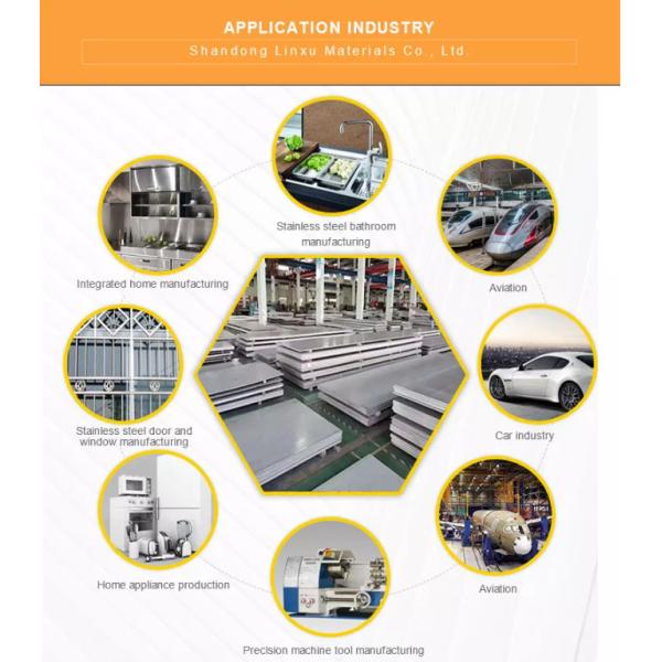 3mm Food Grade Stainless Steel Plate BA HL 2000mm 304 304L For Kitchen Sink