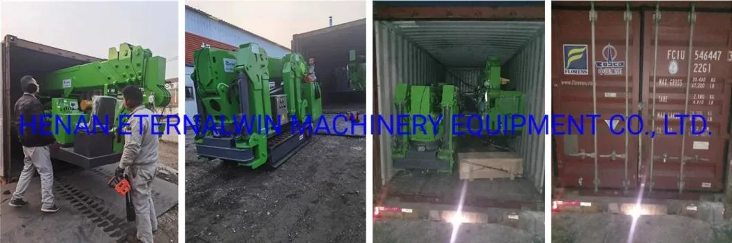 High Quality Mobile Electric Mini Knuckle Boom Spider Crane Basket 5ton Price