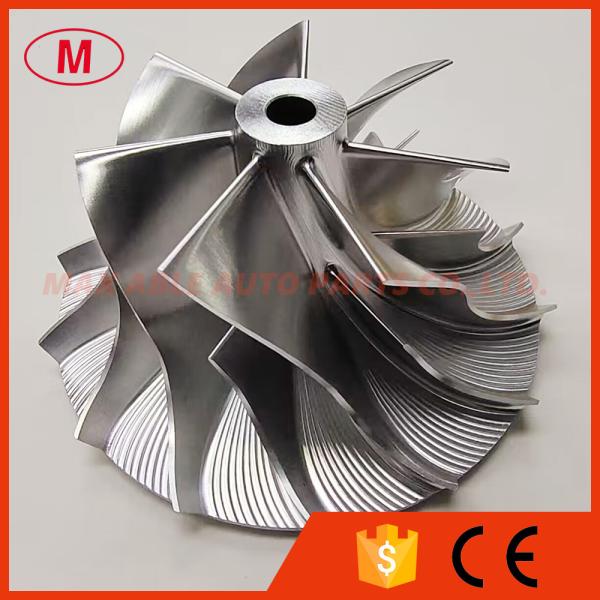 K16 7+7 blades 47.54/68.58mm high performance Turbocharger milling/aluminum 2618/billet compressor wheel