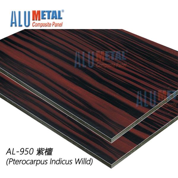 Buy 1220X2440mm Nano Surface Wooden Aluminum Composite Panel Acp Sheet Exterior 10mm at wholesale prices