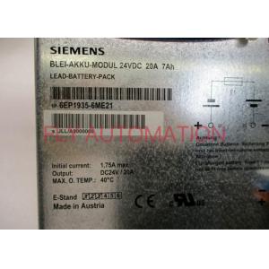 DC24V / 20A Siemens Lead Acid Battery Pack 6EP1935-6ME21