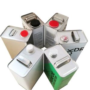 4L Tinplate Oblong Can With Spout For Coolant Storage