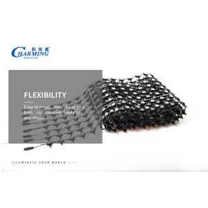 Durable Curtain LED Mesh Screen 5005×440×15MM Transparent DC12V