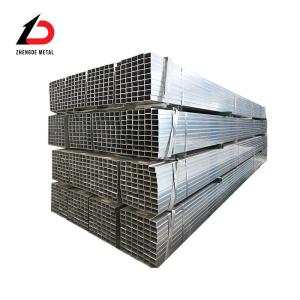 Hollow Rectangular Gi Pipe Ms Welded Galvanized Steel Square Pipe