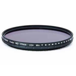 Quality 77mm ND2 To ND400 Wider Outer Optic Variable Neutral Density ND Filter With Matt Black Ultra Slim Frame for sale