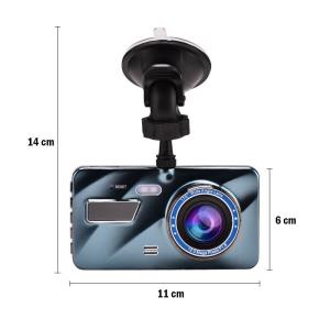 24 Hour Front Rear WDR Blackbox DVR Dash Cam Automatically