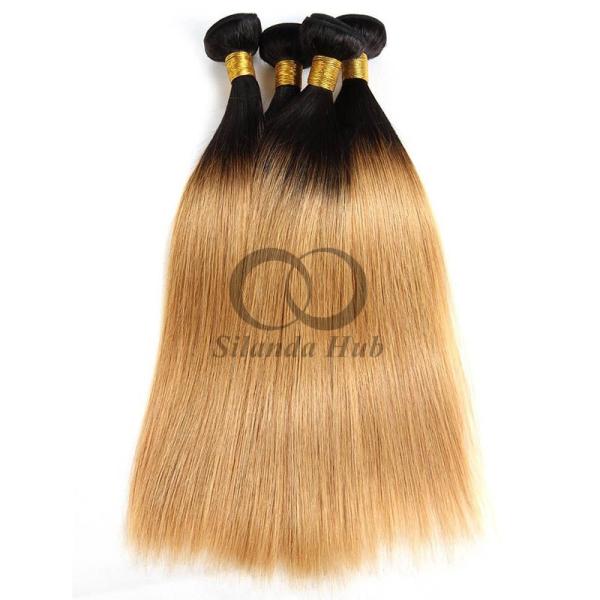 #T1B/27 Straight Remy Human Hair Bundles Sew In Weave Bundles Brazilian Bundle Deals