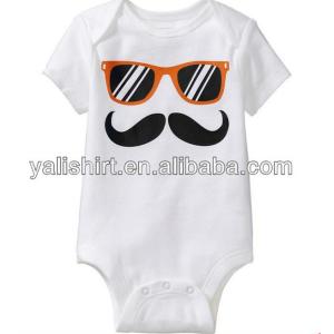 custom top quality Humor Graphic printed baby bodysuit