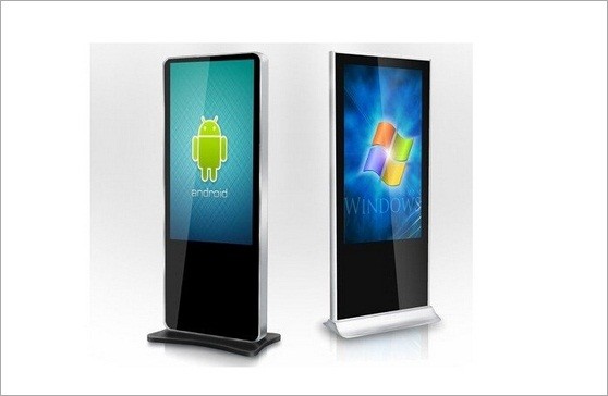 Buy 500 Cd/M2 Advertising Digital Signage 4k Totem 50/60 HZ With Touch Screen at wholesale prices