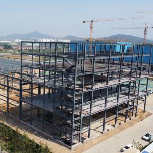 Prefabricated Steel Structure Warehouse with Large Span Multi Roof