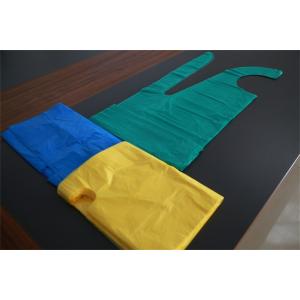 Quality Food Grade Plastic Disposable Adult Aprons 690x1070mm Eco Friendly Non Toxic for sale