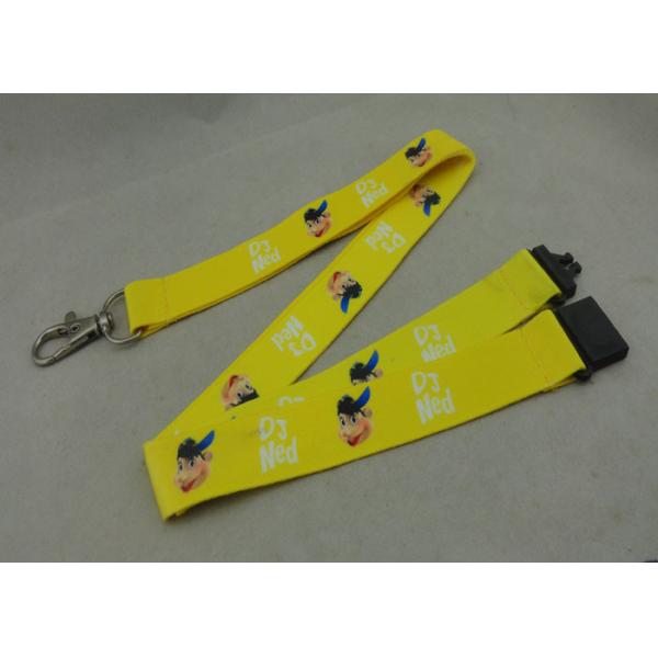 Buy Heat Transfer Polyester Lanyards With D Hook Double Sides Printing at wholesale prices