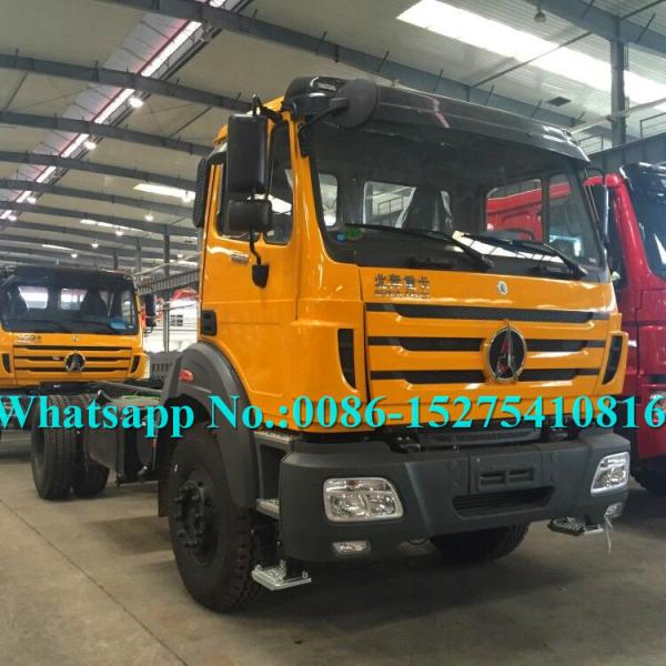 2638 380hp Beiben Heavy Duty Truck , 6x4 Ten Wheeler Cargo Truck Hand Drive