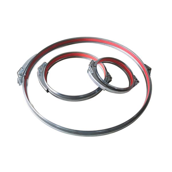 Buy Duct Fittings Zinc Plated Quick Release Pipe Clamp 80-600mm at wholesale prices