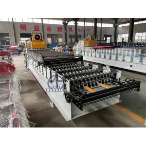 836 corrugated and 828 glazed tile double layer roll forming machine