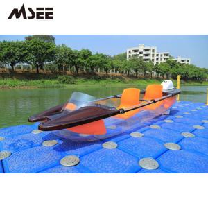 Accessories Free Transparent Canoe Kayak Paddle Polycarbonate Glass Boat