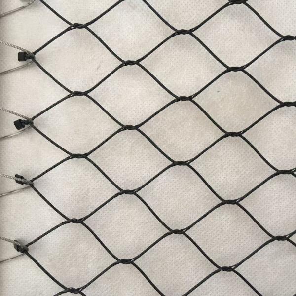 Buy Ferrule Stainless Steel  Black Oxide Wire Rope  Mesh Railing Net at wholesale prices