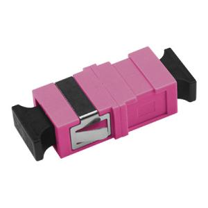 Quality SC OM4 SX Welding Fiber Optic Adapter Without Flange for sale