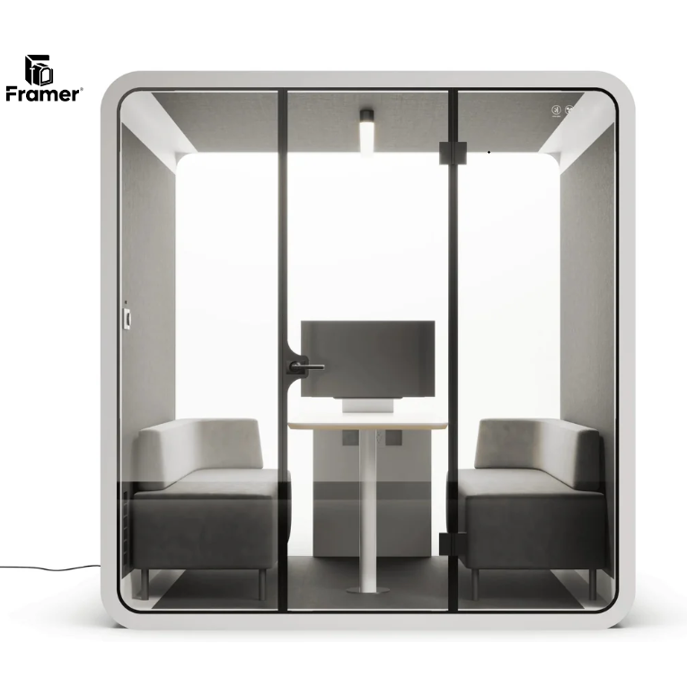 Quality Fully Enclosed Acoustic Office Pod Customizable Office Quiet Pod Extendable for sale