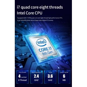 All In One 23.8 Inch Screen Desktop Computer Ddr3 I3 I5 I7 8G 480GB SSD Bulit In