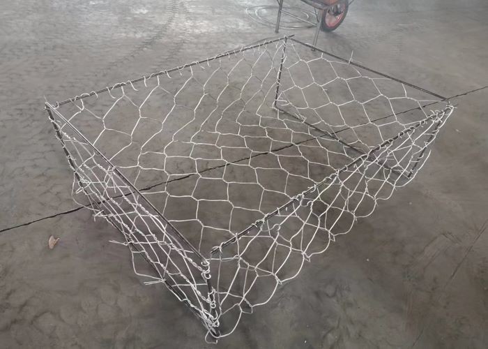 Defensive Barriers Zinc Coated Hexagonal Gabion Box